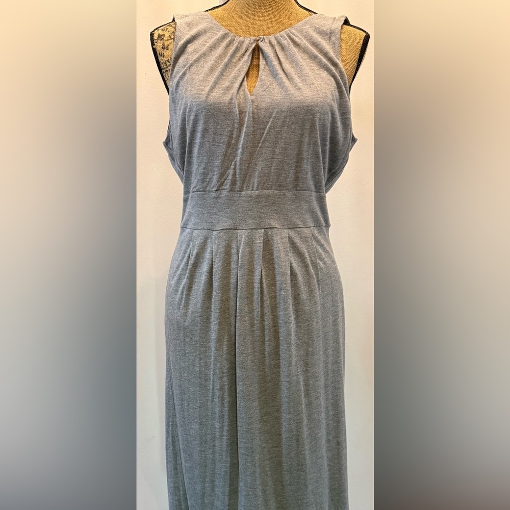 Calvin Klein Gray Pleated Dress